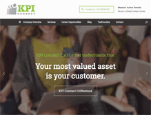 Tablet Screenshot of kpiconnect.com